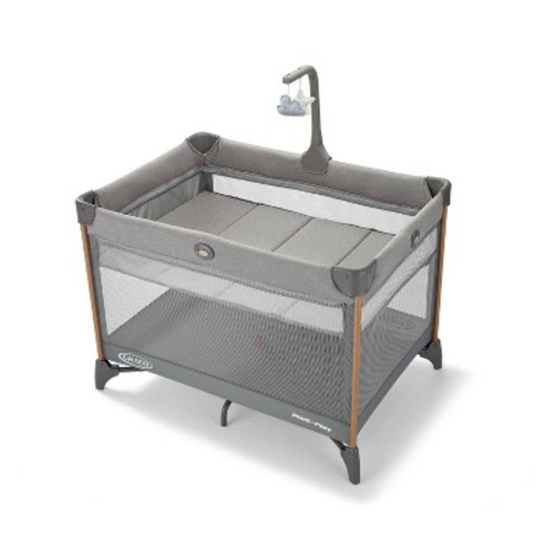 Graco On-the-Go ZIP DLX Playard - Gray