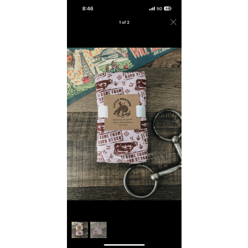 I Come from Good Stock Bamboo Swaddle Blanket & Hat