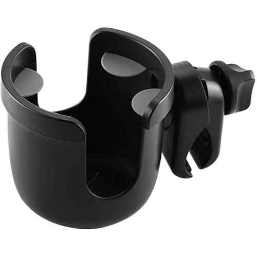 Accmor Stroller Cup Holder, Universal Cup Holder for Uppababy Nuna Doona Strollers, Bottle Drinks Holder for Wheelchair, Walker, Bike, Scooter