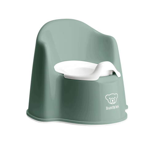 Potty Chair: Deep green/White