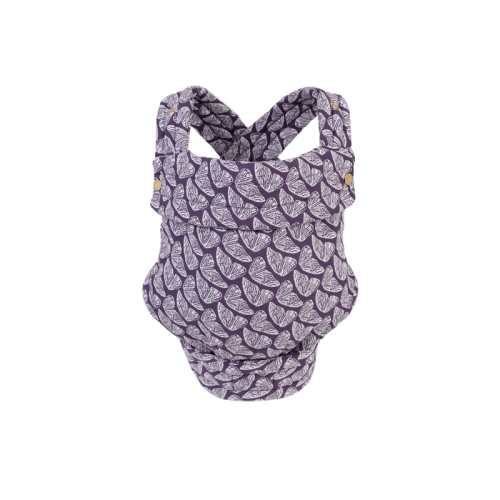 Mabē The Monarch Carrier, Violet Wings/Purple Butterflies