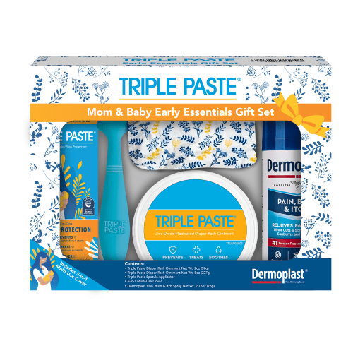 Triple Paste New Mom Essentials Gift Set – 5 piece Set for New Mother and Baby