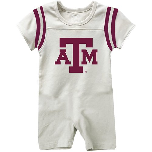 Wes & Willy Infant Boys' Texas A&M University Primary Logo Romper