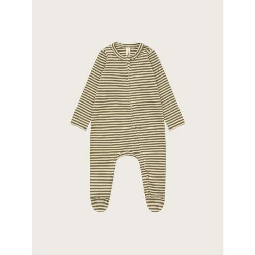 Fern Stripes Zip Sleepsuit