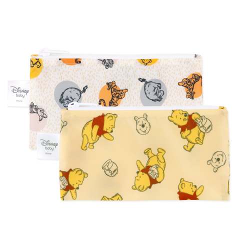 Reusable Snack Bag, Small 2 Pack: Pooh Bear and Friends