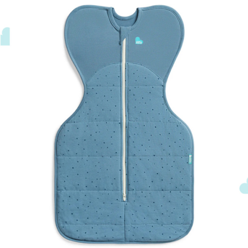 Swaddle Up™ 2.5 TOG Cotton Storm Blue Pebbles