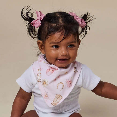 Boots & Bows Dribble Bib