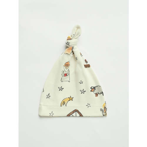 Away in a Manger Knotted Hat Cotton – Holy Pals