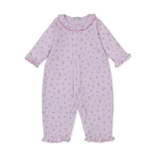 kissy kissy Baby Girls Garden Roses Print Playsuit, Newborn to 24 Months | Snap Front Closure, 100% Premium Pima Cotton, Baby Essentials
