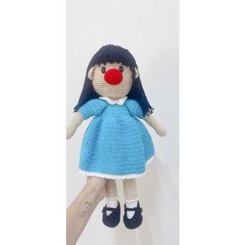 Handmade Clown doll, Crochet Clown Rag Doll, crochet doll for sale, crochet custom doll, crochet comfy doll, rag doll for kid