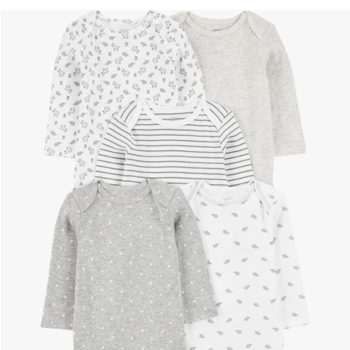 Simple Joys by Carter's Baby 5-pack Long-sleeve Bodysuit