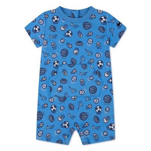 Newborn Baby Boys Nike Sportswear Sport Ball Printed Short Sleeve Bodysuit