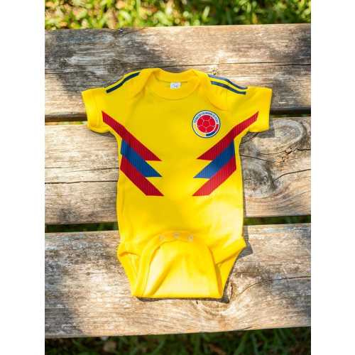 Colombia Baby Jersey Bodysuit - World Cup 2018, Custom Name & Number