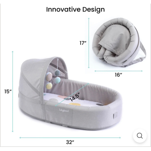 Lulyboo | Lounge To-Go: Bubble | Portable Infant Travel lounge