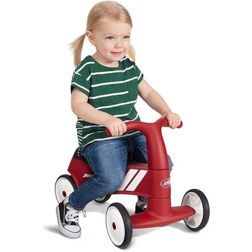 Radio Flyer Scoot About Sport, Toddler Ride On Toy, Ages 1-3 , Red