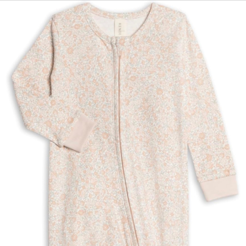Colored Organics Baby Zip-Up Footed Sleeper with 2-Way Zipper - Organic Cotton Pajamas