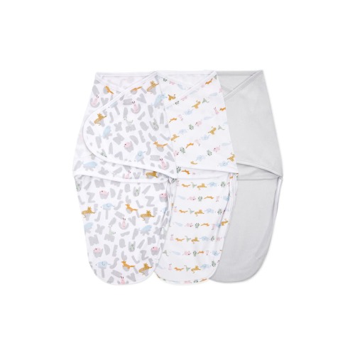 Aden & Anais Essentials Wrap Swaddle - Set of 3