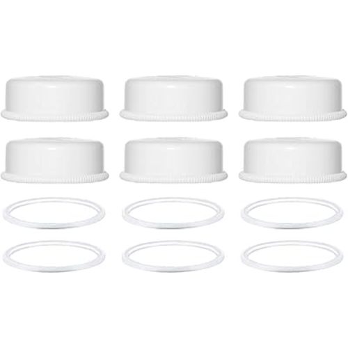 Nenesupply Travel Bottle Caps Lids Compatible with Nenesupply Bottle Spectra Bottles Avent Bottles Wide Mouth One-Piece Cap for Breastmilk Storage and Collection Leak Proof with Sealing Ring
