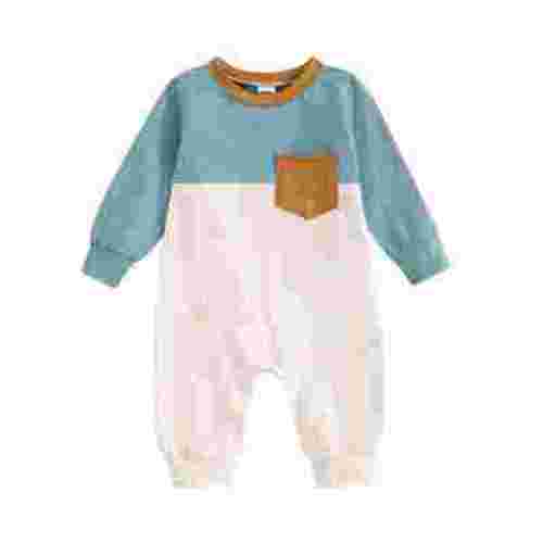 NOLDARES Baby Boy Romper Sleeve Outfits Jumpsuit Baby Boy Fall Winter Clothes One Piece Romper(Blue,6-12 Months)