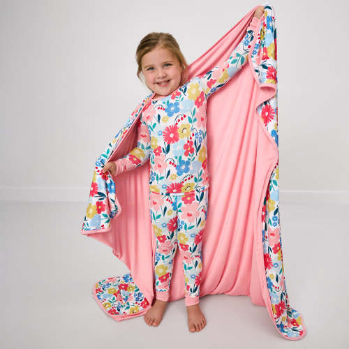 Midsummer Meadow Large Cloud Blanket | Little Sleepies