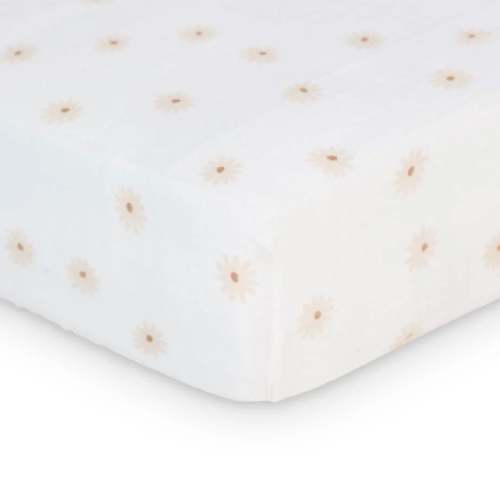 Drap Contour pour Lit Bébé -  Marguerites