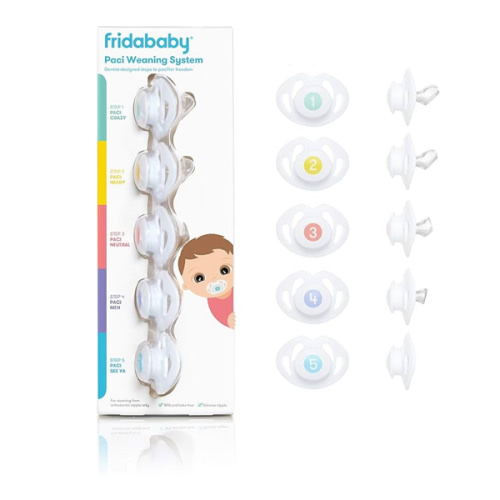 Frida Baby Silicone Paci Weaning System, BPA Free, Latex Free