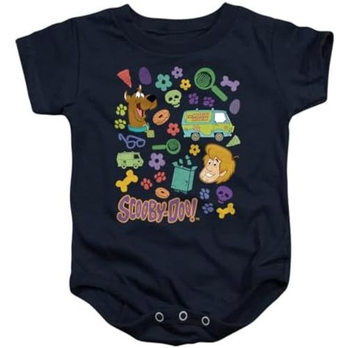 Popfunk Scooby-Doo Flower Icons Unisex Infant Snap Suit for Baby