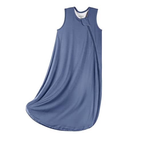 BubblePanda Modal Sleep Sack 6-12 Months 1.0 Tog Super Soft Toddler Sleep Sack for Babies 2-Way Zipper Baby Wearable Blanket