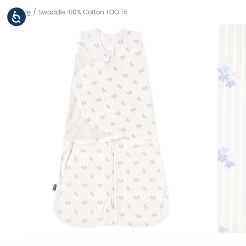 Vintage Floral Cotton Swaddle | HALO