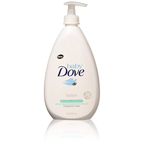 Baby Dove Sensitive Moisture Face and Body Lotion 20 Fl Oz (Pack of 4)