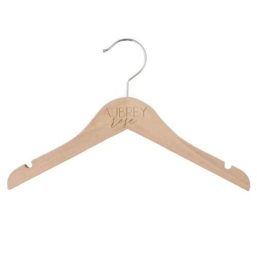 Personalized Baby Name Wood Hanger | Art Deco
