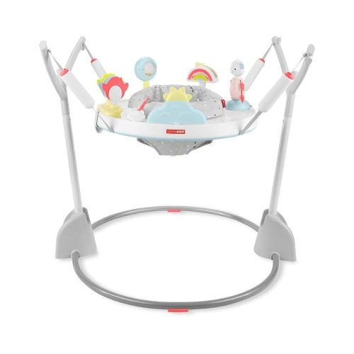 Skip Hop Baby Activity Play Bouncer for Baby Ages 4m+ Silver Lining Cloud, Foldable