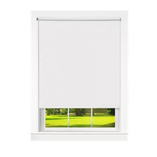 Achim Tear Down Roller Window Shades, 72 x 55, Cordless, White Vinyl, Light Filtering, Indoor