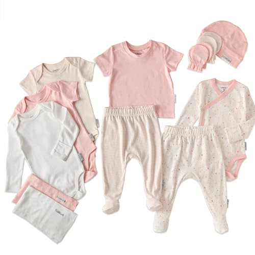 Butterblu Welcome Home 14-Piece Baby Gift Set Organic Cotton Layette Clothing in Box for Boys & Girls