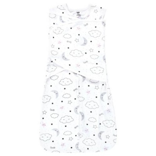 Hudson Baby Infant Girl Convertible Swaddle Sleep Sack, Dreamer, 0-3 Months