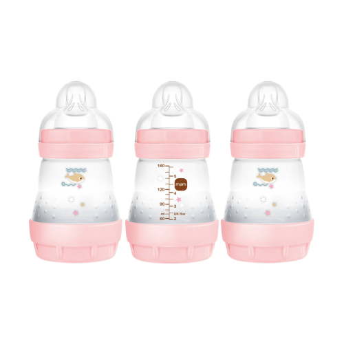 Easy Start Anti-Colic Baby Bottles 0m+ - 5oz/3pk - Girl