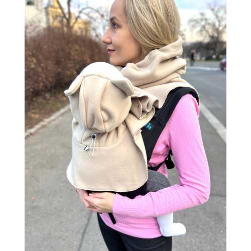 Babywearing Double Dickey, Turtleneck for a child and mom