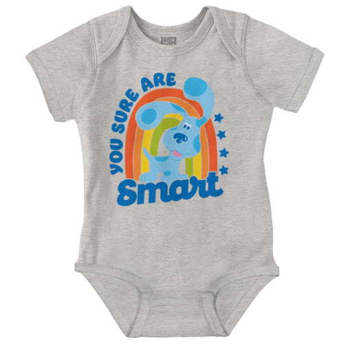 Blues Clues You Sure Are Smart Romper Boys or Girls Infant Baby Brisco Brands 6M