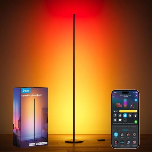 Govee RGBIC Floor Lamp Basic, 1000lm LED Corner Lamp