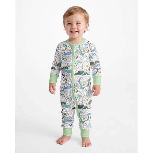 Whimsical Psalms 23 Map Bamboo Convertible Zippy