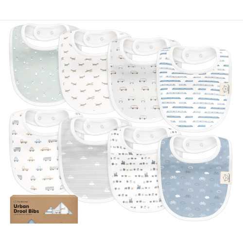 Keababies Urban Drool Bibs - Vessels