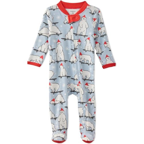 Butterblu Sleep & Play 100% Organic Cotton - Size: 3-6M - Color: Skater Bear