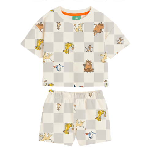 Lion King Baby Boy 2 Piece French Terry Short Set, Sizes 0-24 Months