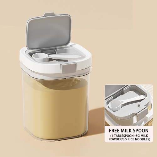 Orangide Food Grade Milk Powder Storage Can, Lightproof Airtight Container, Portable Baby Formula Dispenser, Large Capacity Kitchen Organization (44 oz)