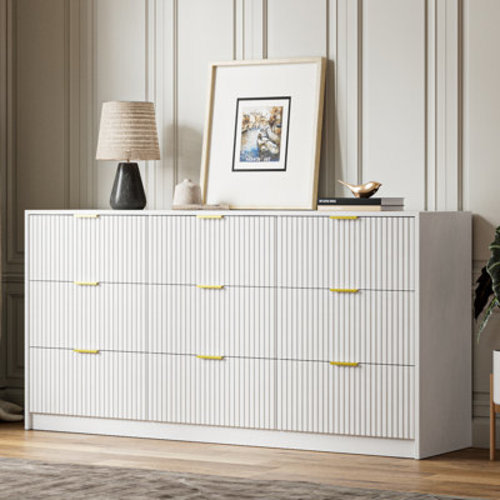 Mercer41 Aphan 9 - Drawer Dresser, 63" W & Reviews | Wayfair