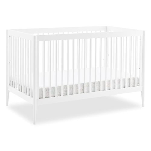 Delta Children Casey 4-in-1 Convertible Crib - Greenguard Gold Certified, Bianca White