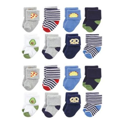 Hudson Baby Cotton Rich Baby Terry Socks 16-Pack