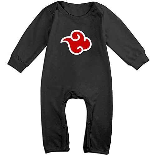 Funny Akatsuki Symbol Parody Baby Unisex Onesie Short Sleeve Bodysuit Romper Creeper