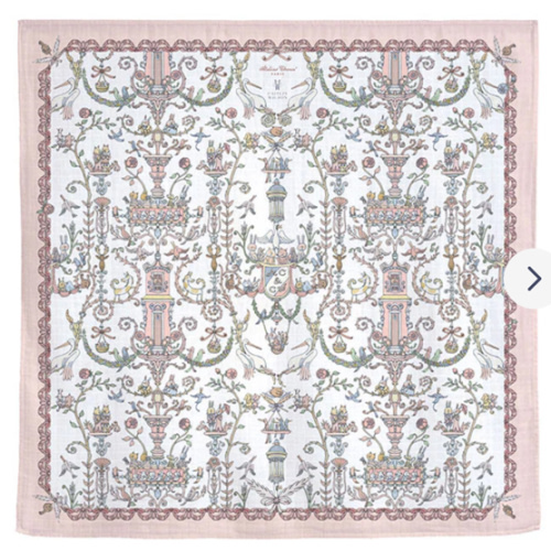 Carré Toile de Jouy Pink - Atelier Choux x Caitlin Wilson Swaddle
