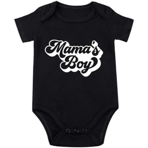 Mommy Boy Baby Bodysuit Funny Baby Boy Clothes Infant Romper